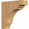 Ekena Millwork Pescadero Smooth Corbel, Western Red Cedar, 3 1/2"W x 12"D x 12"H COR04X12X12PEC00SWR - alternate 1